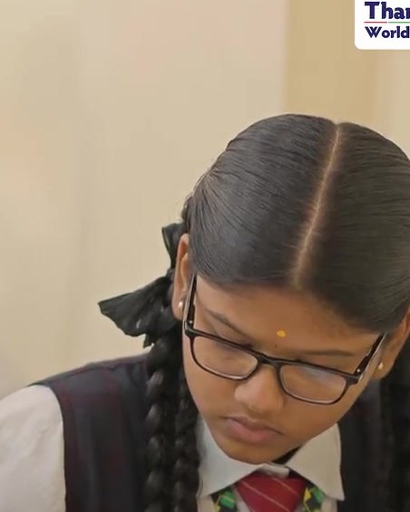 Thangam World School student